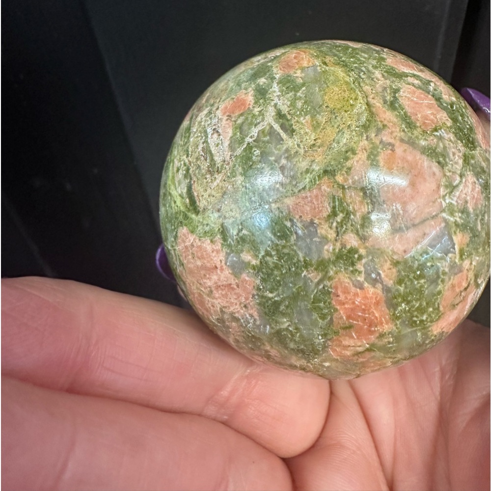 Unakite sphere
